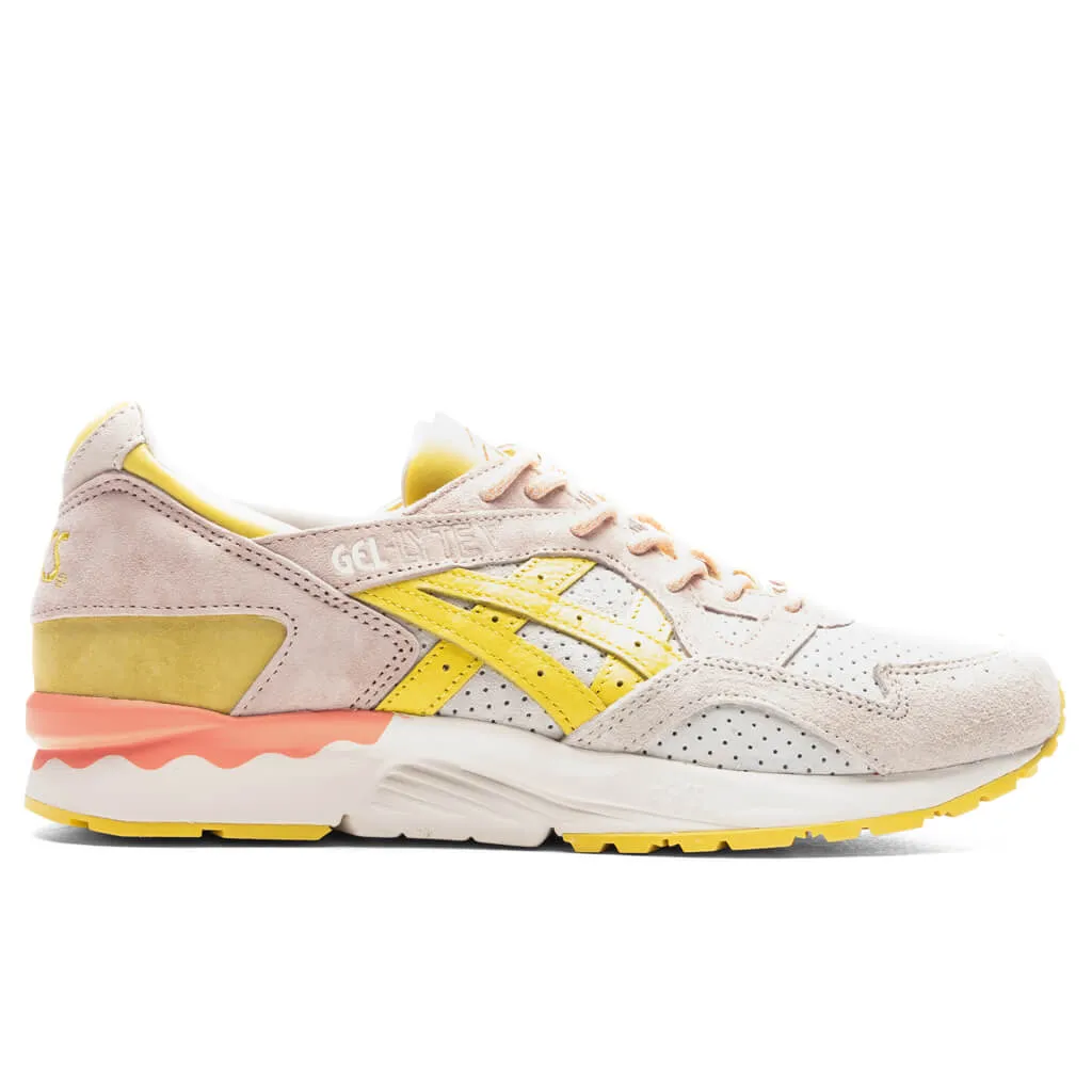 Gel-Lyte V - Cream/Banana Cream Asics running shoes with gel cushioning