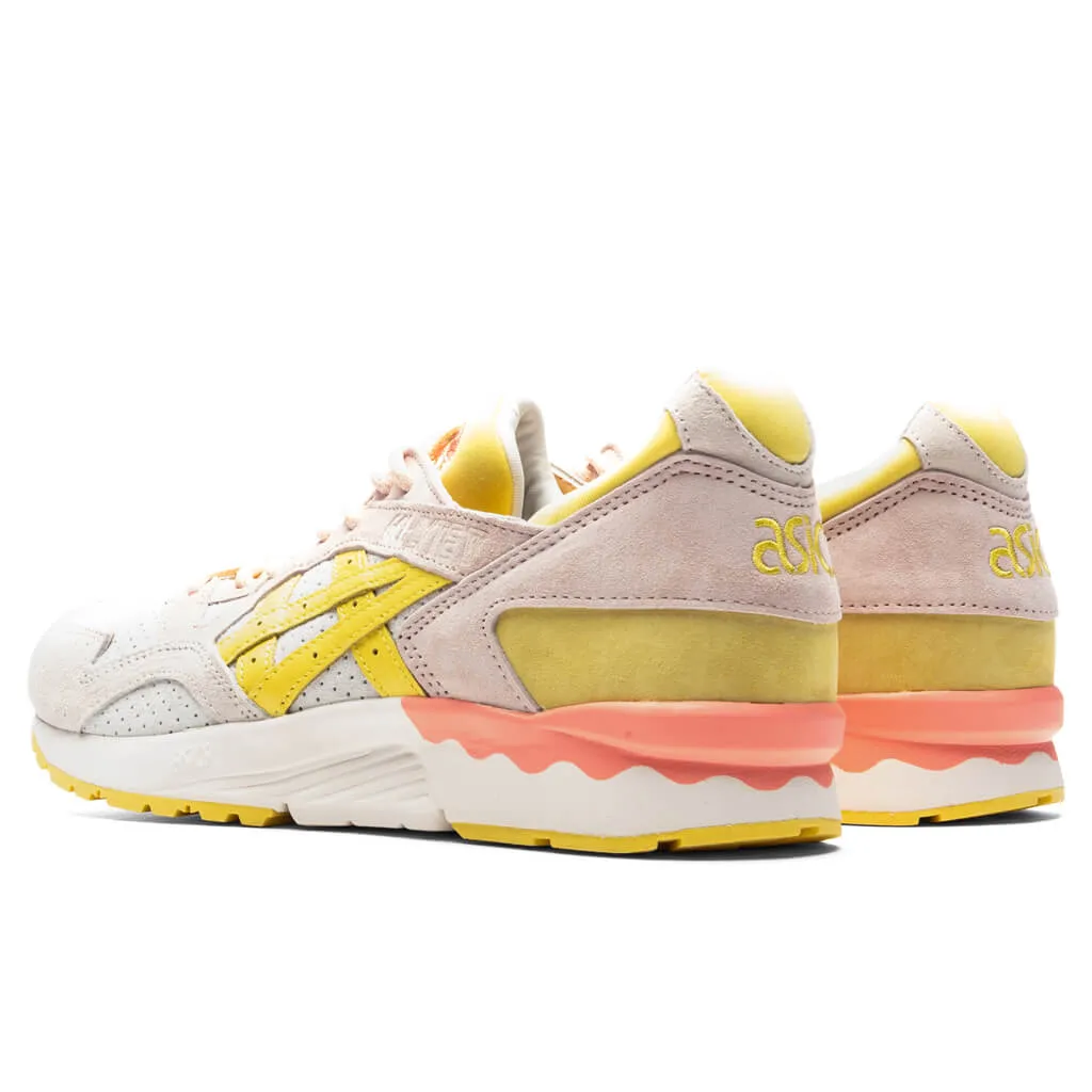 Gel-Lyte V - Cream/Banana Cream Asics Gel Cushion Running Shoes