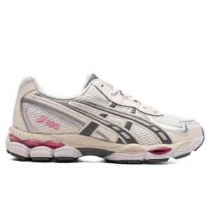 Gel-NYC 2055 - Cream/Carbon Asics running shoes with gel cushioning