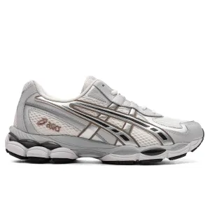 Gel-NYC 2055 - Cream/Pure Silver Asics running shoes with gel cushioning