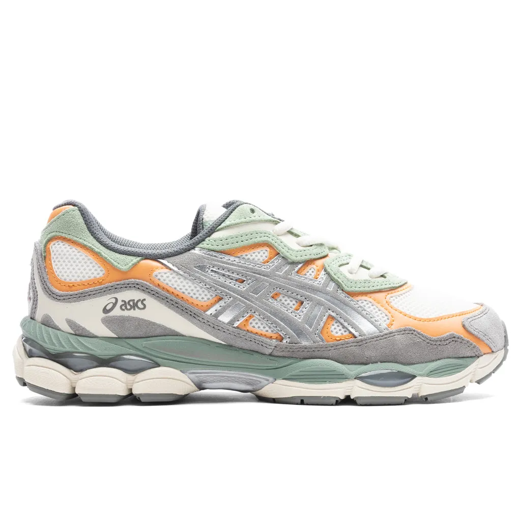 Gel-NYC - Cream/Clay Grey Asics running shoes with gel cushioning