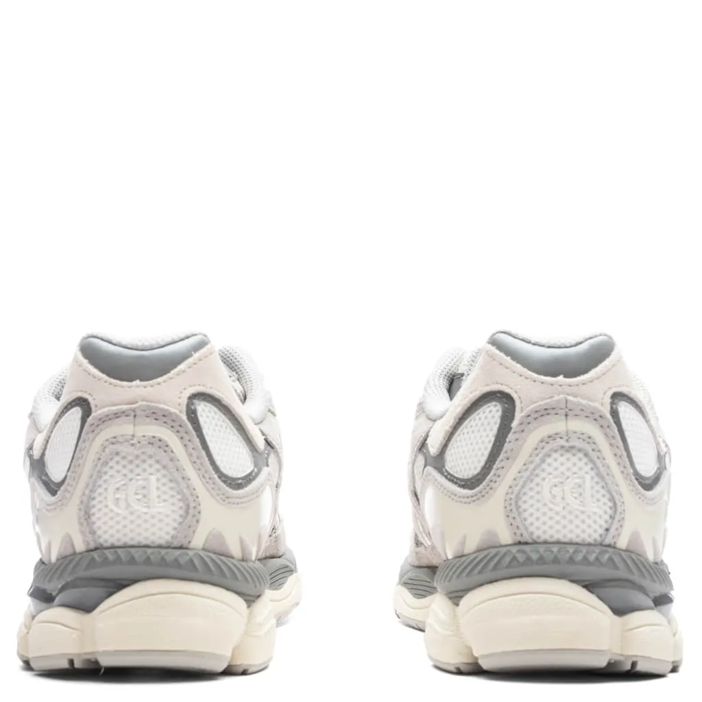 Gel-NYC - Cream/Oyster Grey Asics Gel Cushion Running Shoes