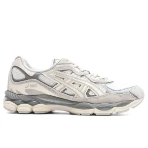 Gel-NYC - Cream/Oyster Grey Asics running shoes with gel cushioning
