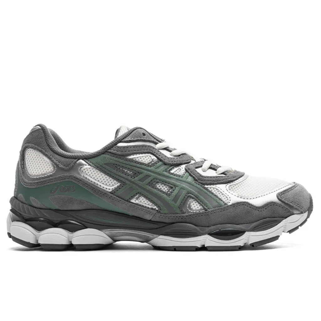 Gel-NYC - Cream/Steel Grey Asics running shoes with gel cushioning