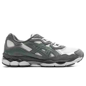 Gel-NYC - Cream/Steel Grey Asics running shoes with gel cushioning