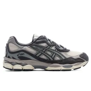 Gel-NYC - Oatmeal/Obsidian Grey Asics running shoes with gel cushioning