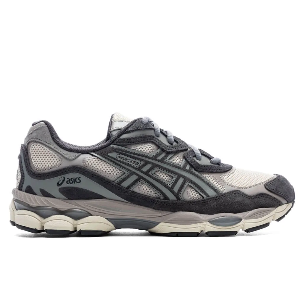 Gel-NYC - Oatmeal/Obsidian Grey Asics running shoes with gel cushioning