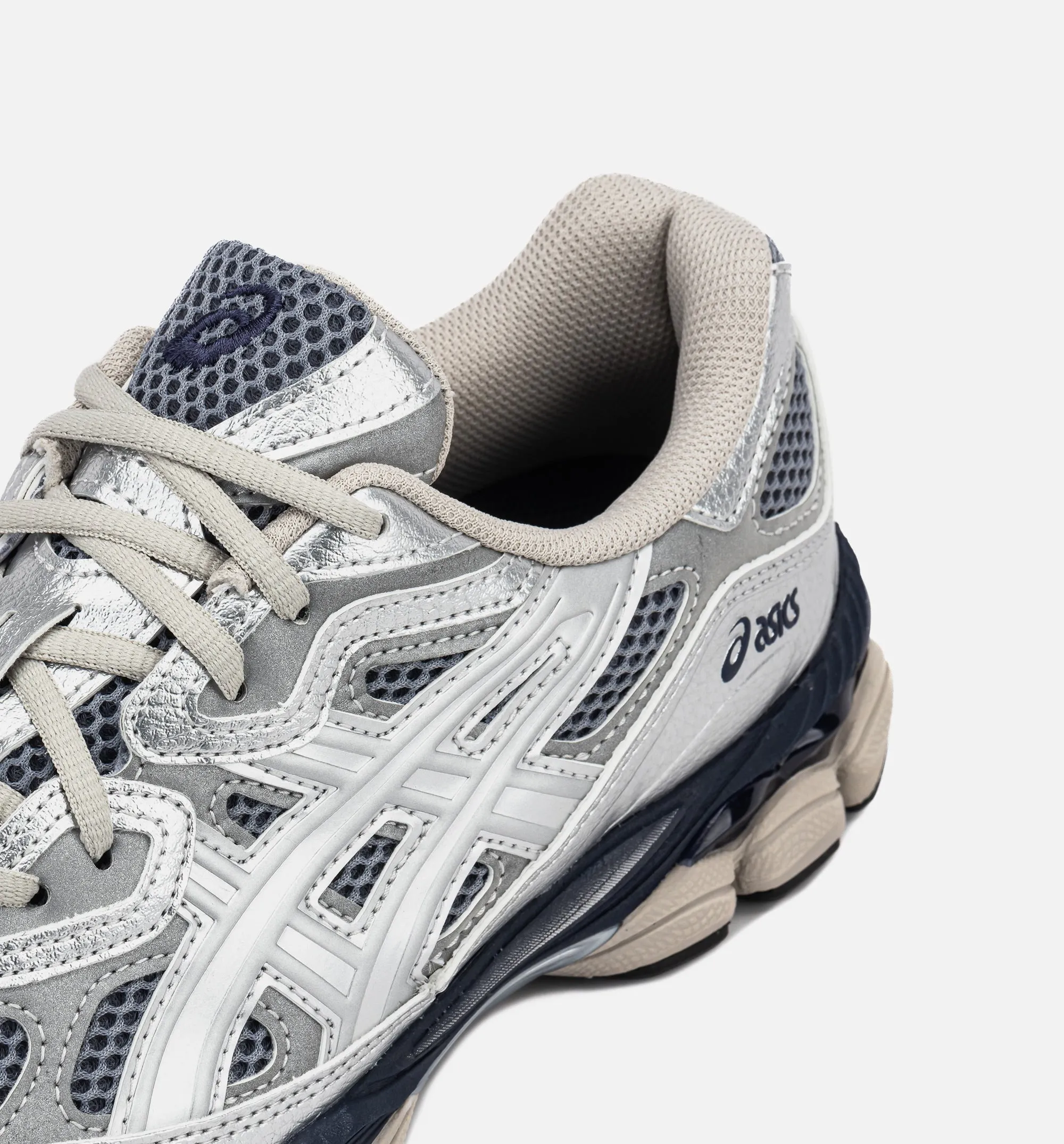Gel NYC Pure Silver Mens Lifestyle Shoe - Pure Silver/Midnight Limit One Per Customer asics Shoes