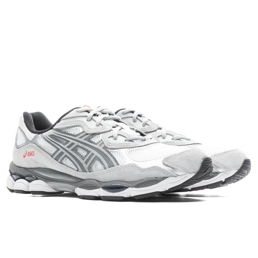 Gel-NYC - White/Steel Grey Asics Gel Cushion Running Shoes