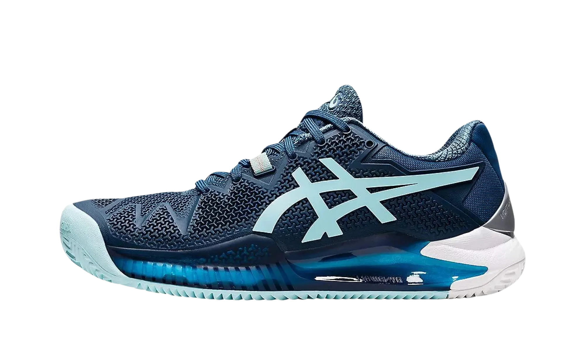GEL-RESOLUTION 8 CLAY WMNS "LIGHT INDIGO CLEAR BLUE"