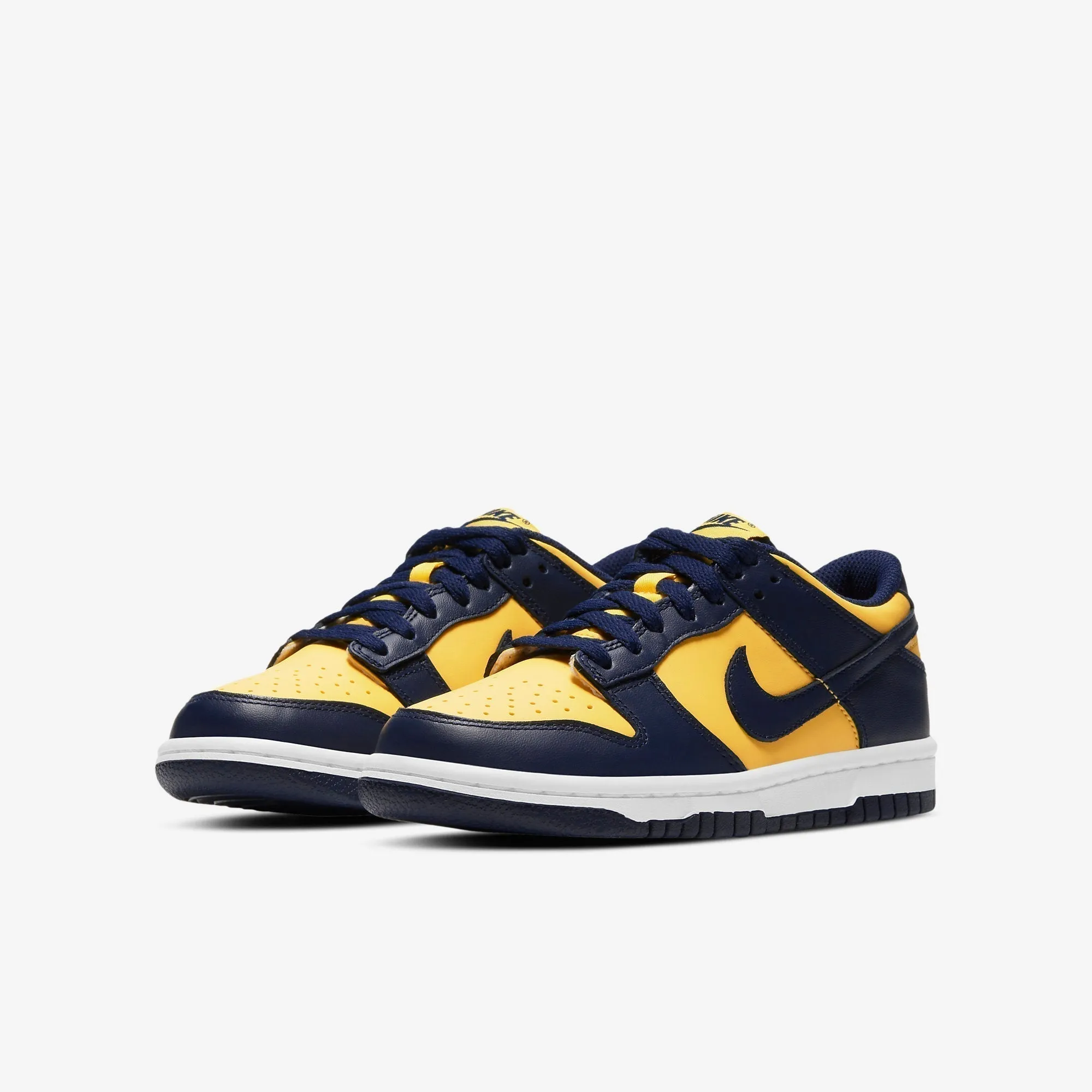 (GS) Nike Dunk Low 'Michigan Wolverines' (2021) CW1590-700 Nike Comfort Fit Lifestyle Shoes