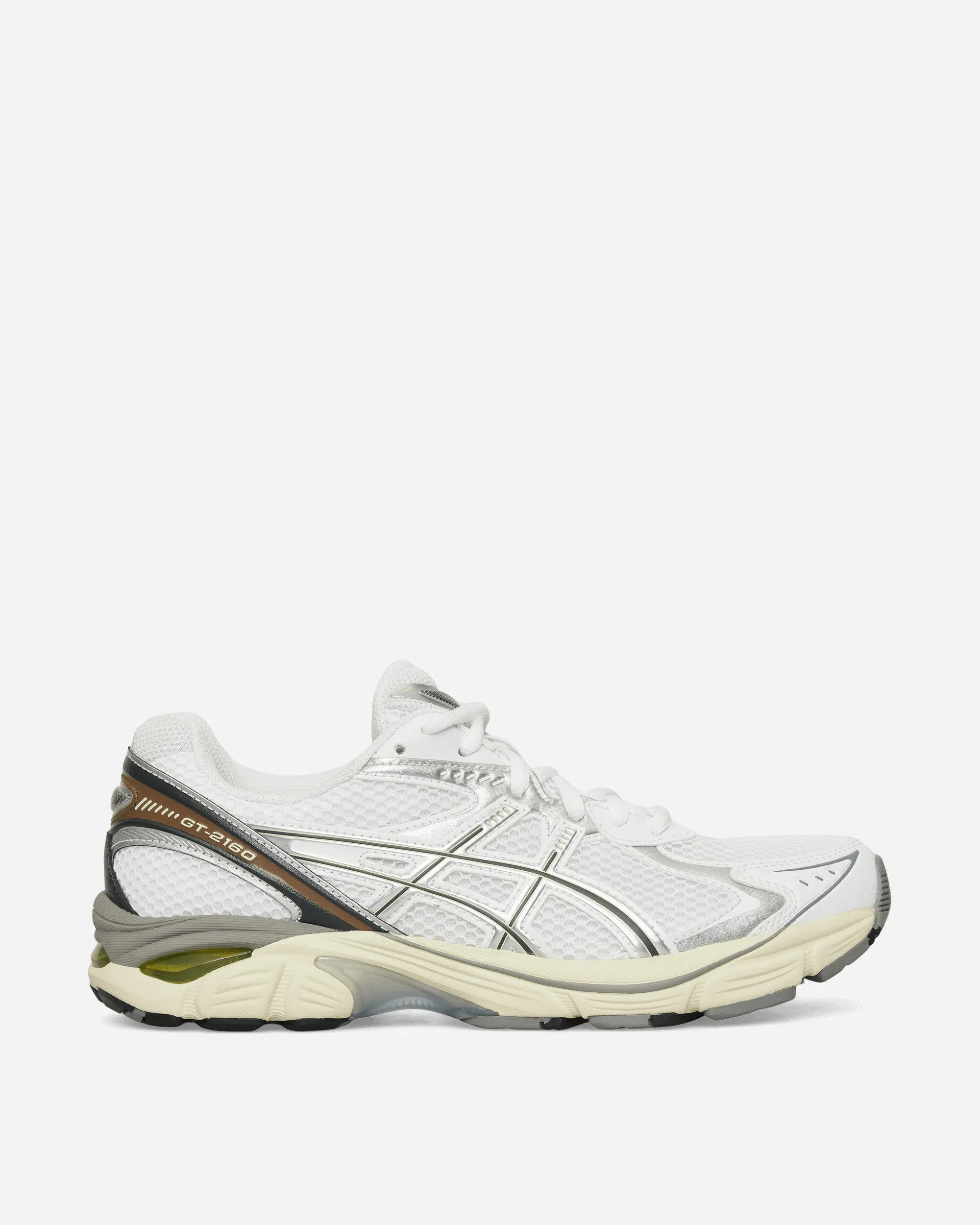 GT-2160 Sneakers White / Soft Yellow Asics men's running shoes with gel cushioning