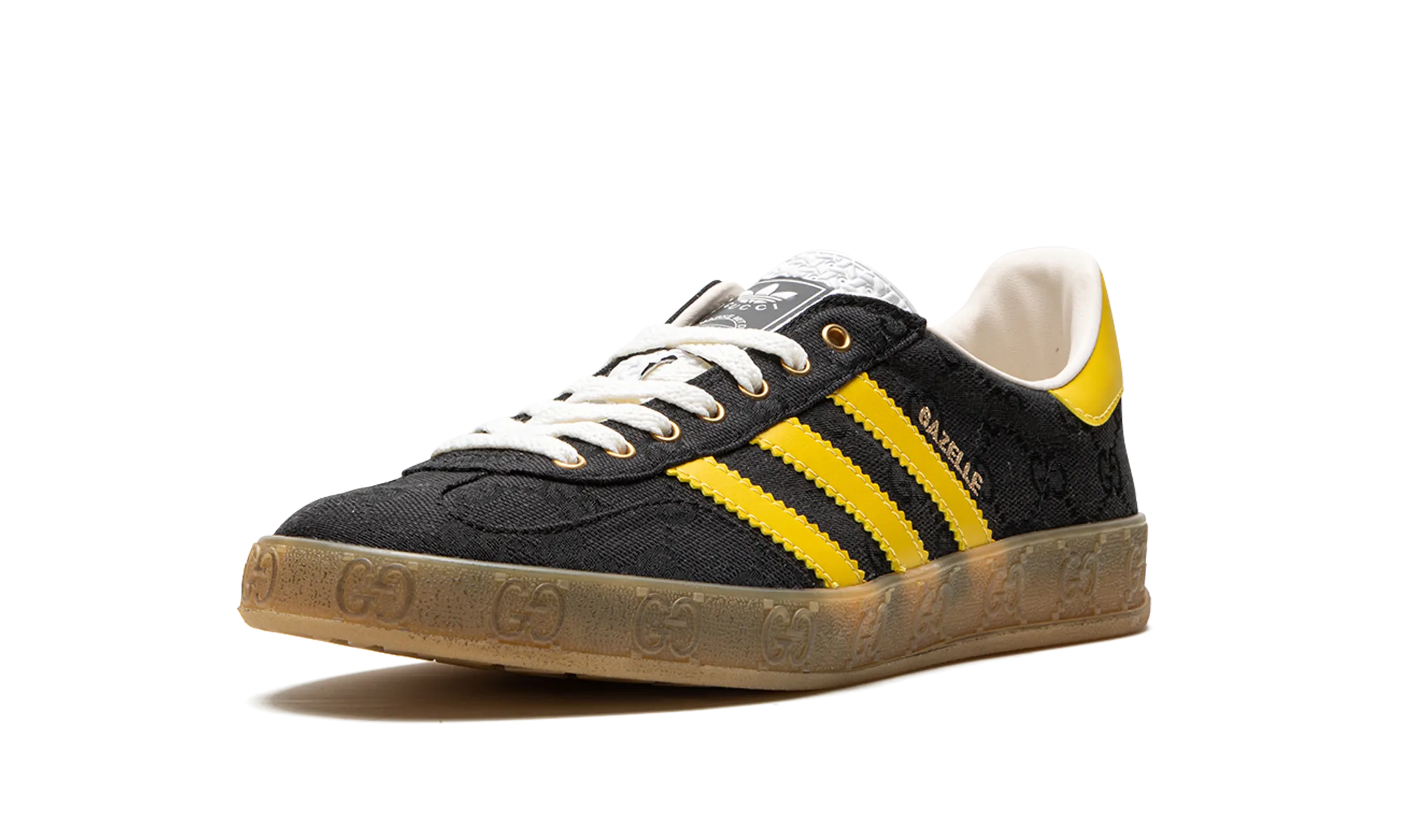 Gucci Gazelle "GG Monogram - Black" adidas mesh sneakers for men