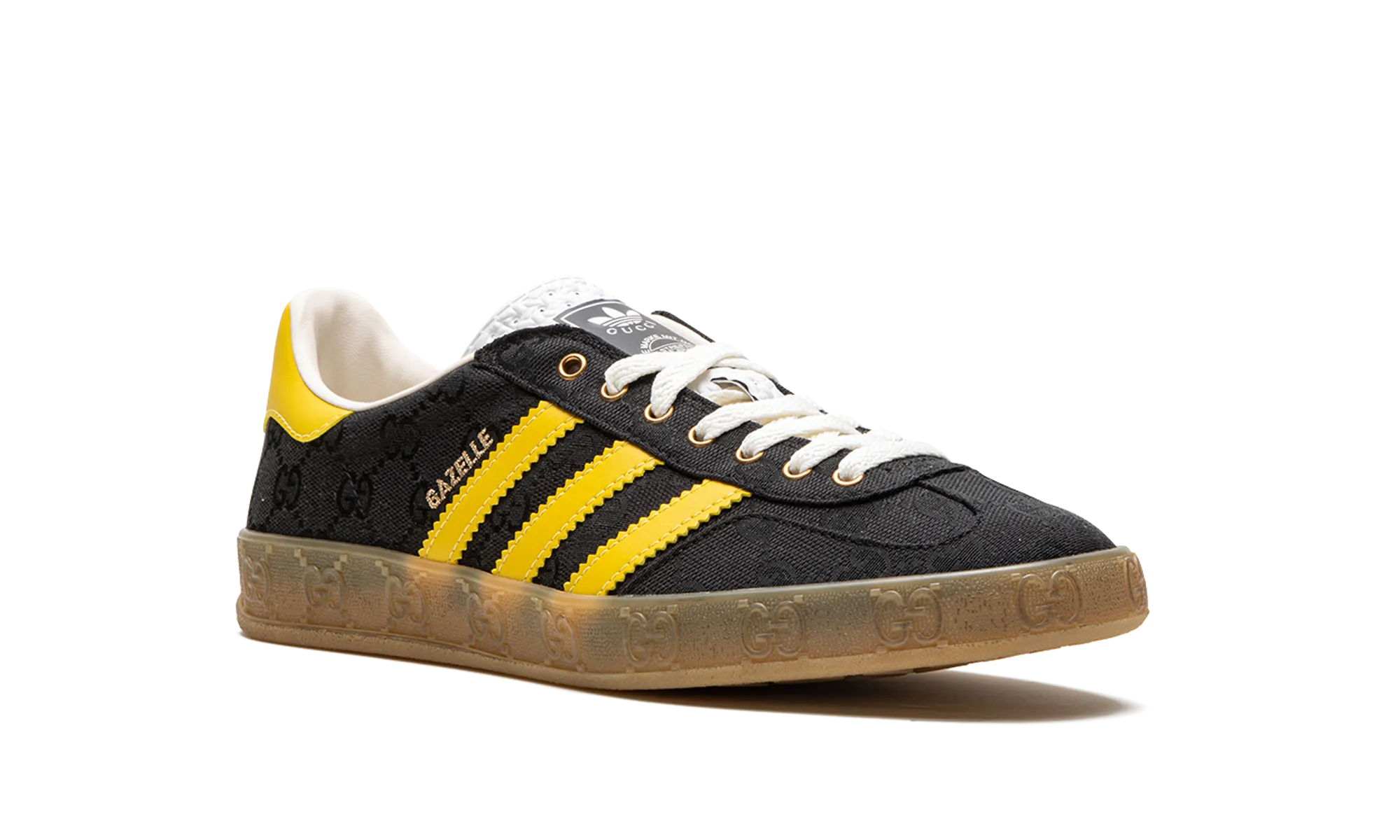 Gucci Gazelle "GG Monogram - Black" adidas mesh sneakers for men