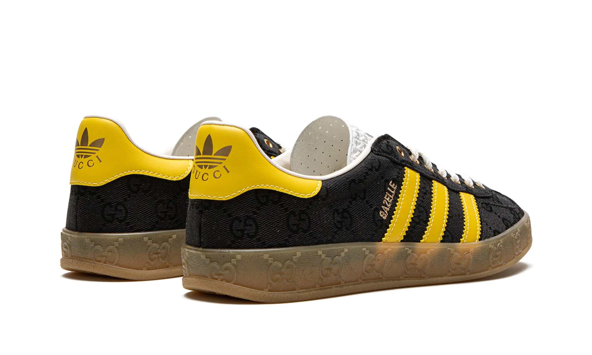 Gucci Gazelle "GG Monogram - Black" adidas mesh sneakers for men