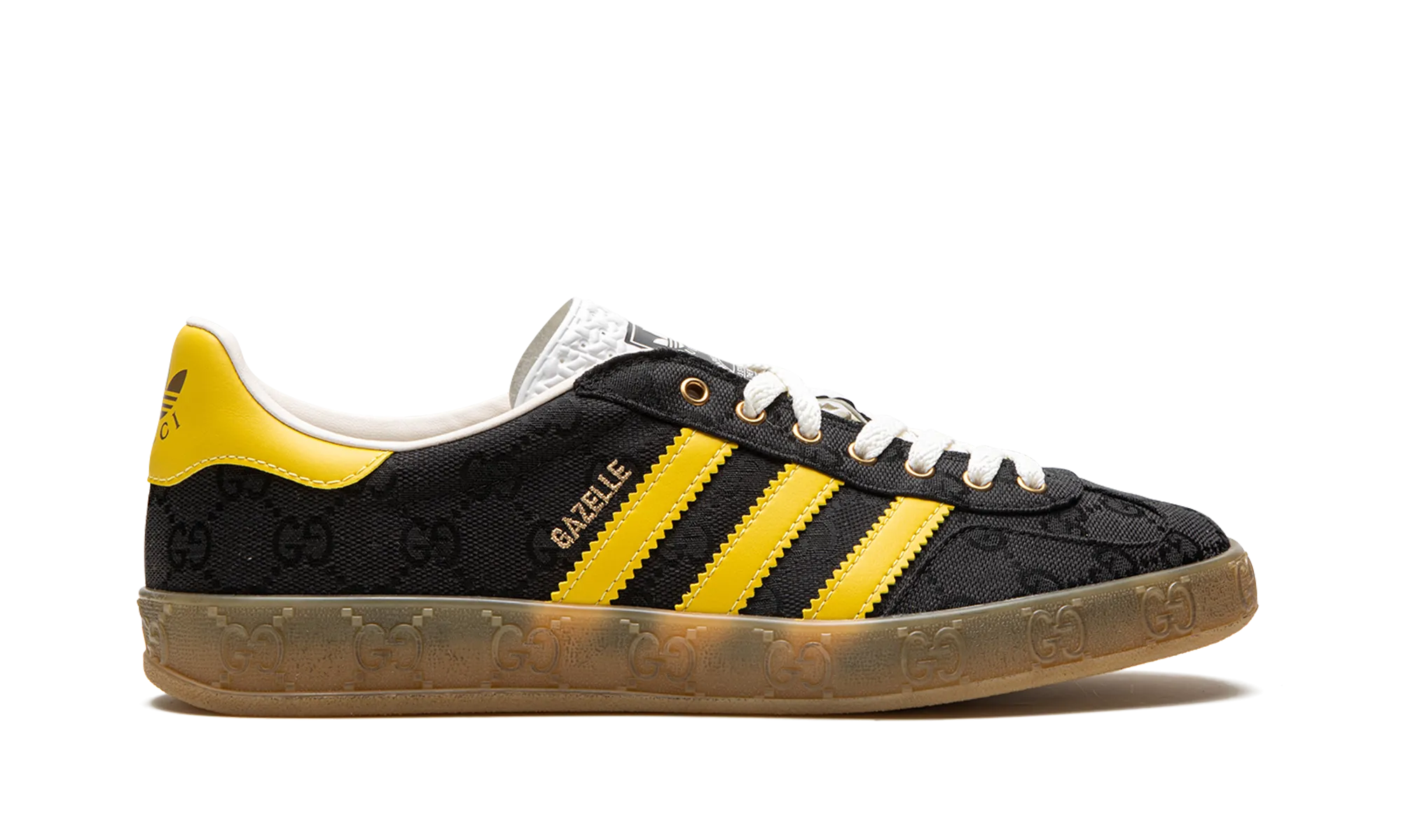 Gucci Gazelle "GG Monogram - Black" adidas mesh sneakers for men