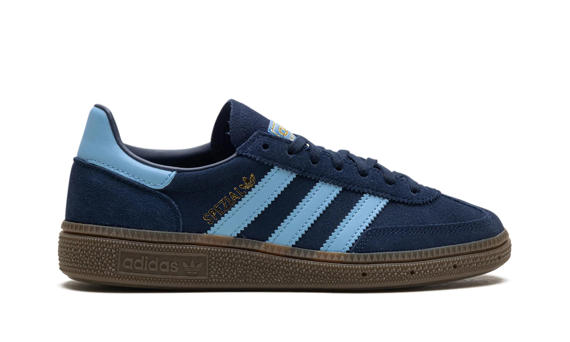 Handball Spezial GS "Collegiate Navy Clear Sky Gum" adidas grade school sneakers