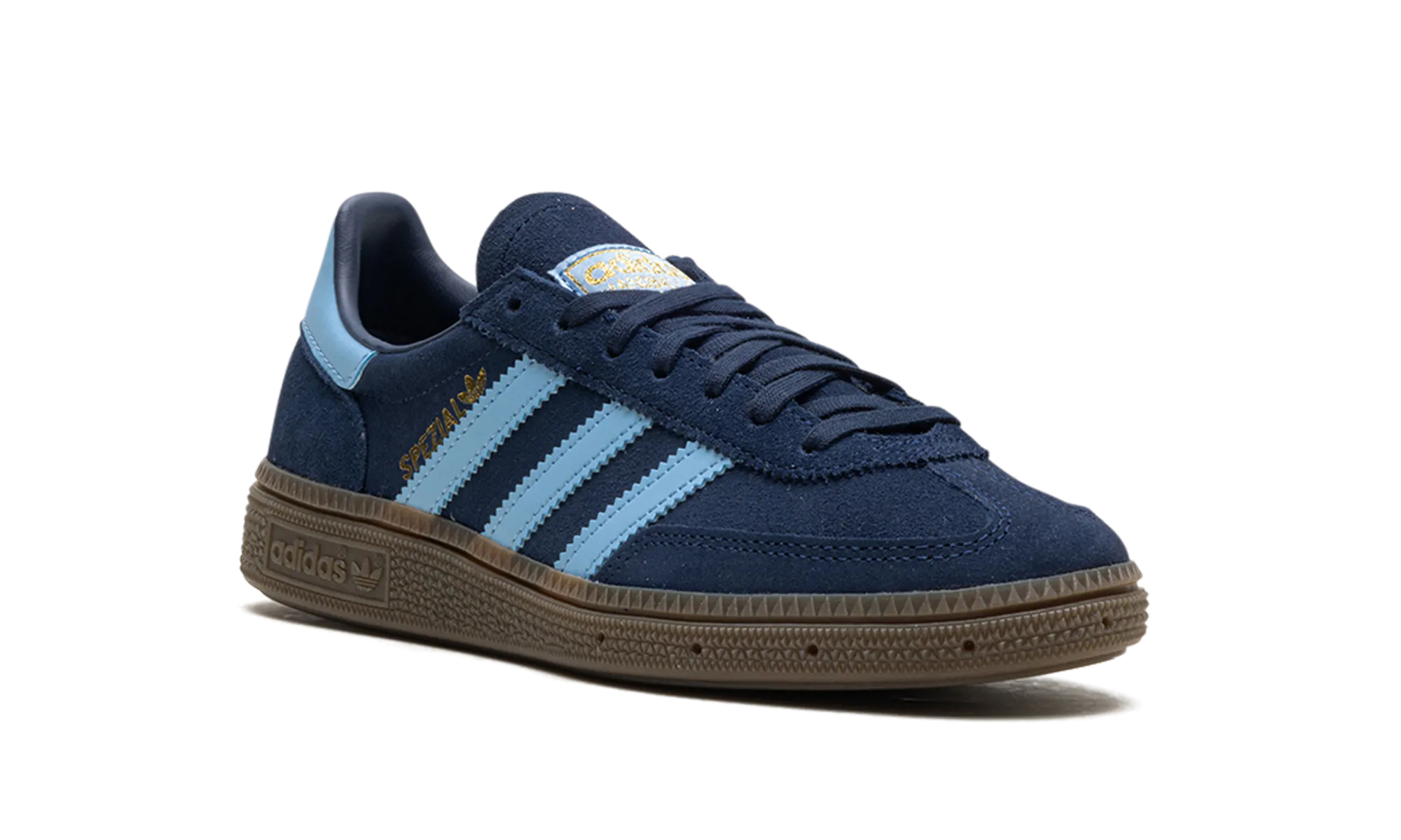 Handball Spezial GS "Collegiate Navy Clear Sky Gum" adidas grade school sneakers