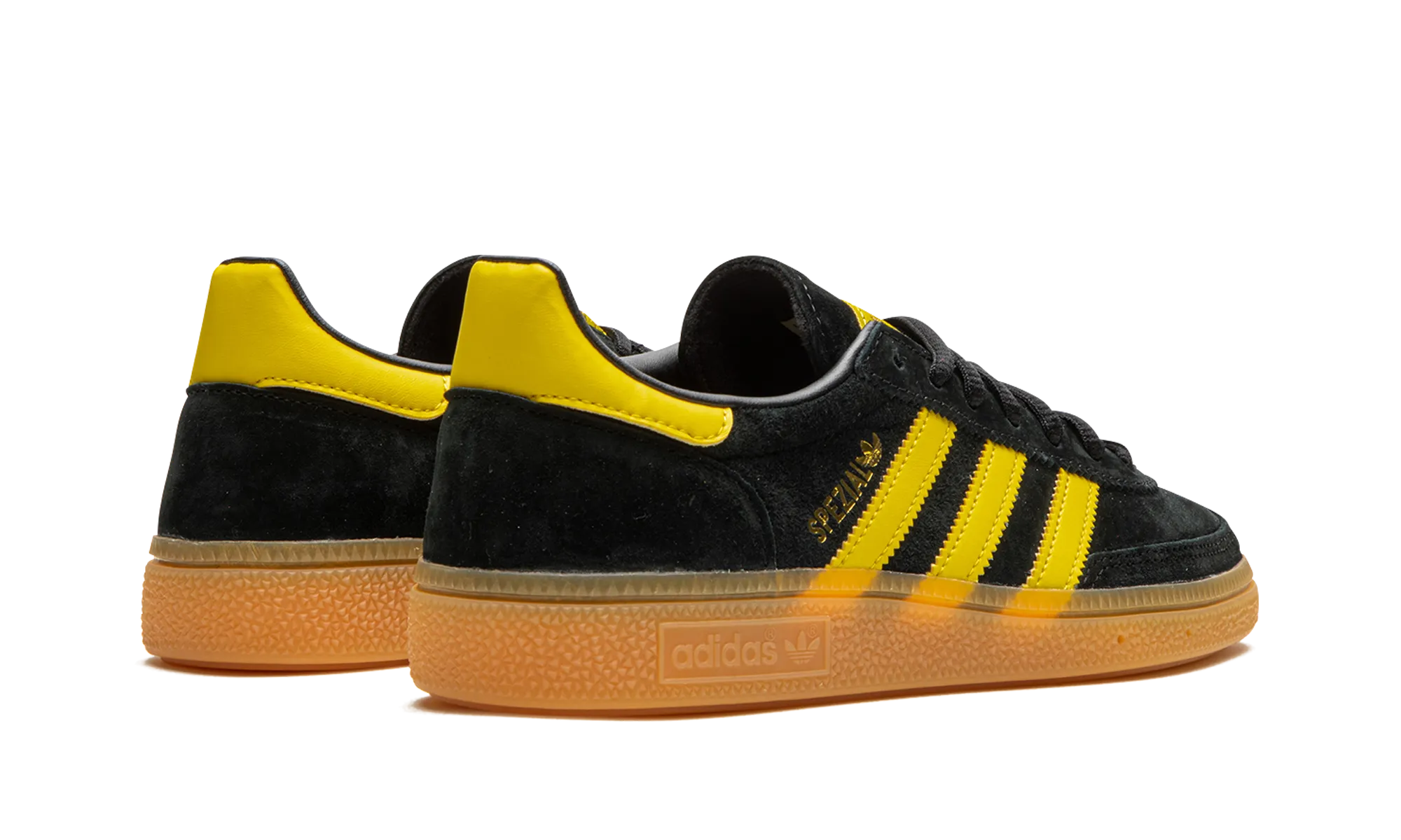 HANDBALL SPEZIAL "Black / Yellow" adidas mesh sneakers for men