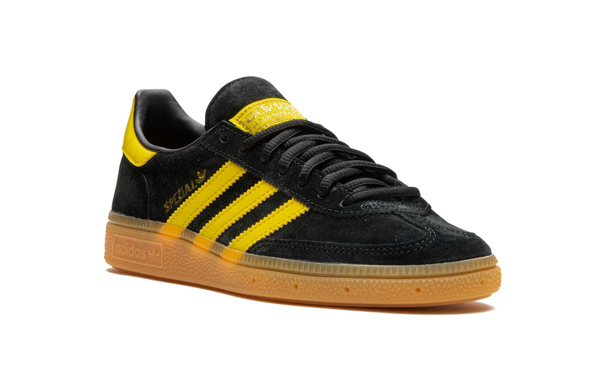 HANDBALL SPEZIAL "Black / Yellow" adidas mesh sneakers for men