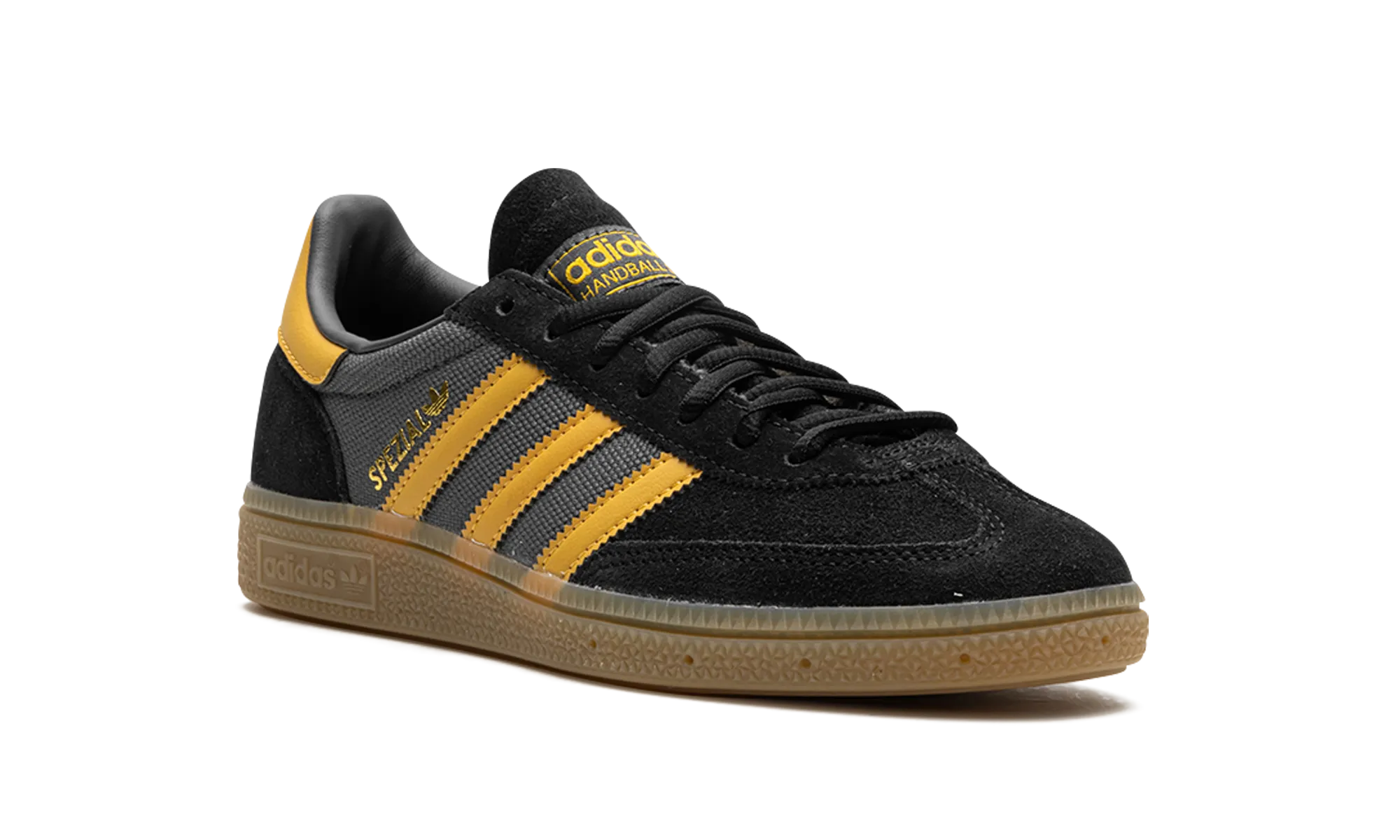 Handball Spezial "Core Black Preloved Yellow" adidas mesh sneakers for men