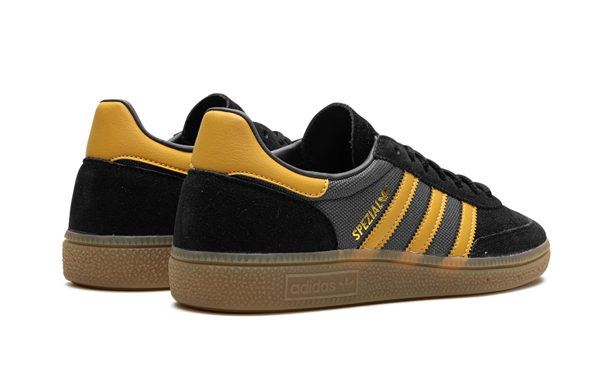 Handball Spezial "Core Black Preloved Yellow" adidas mesh sneakers for men