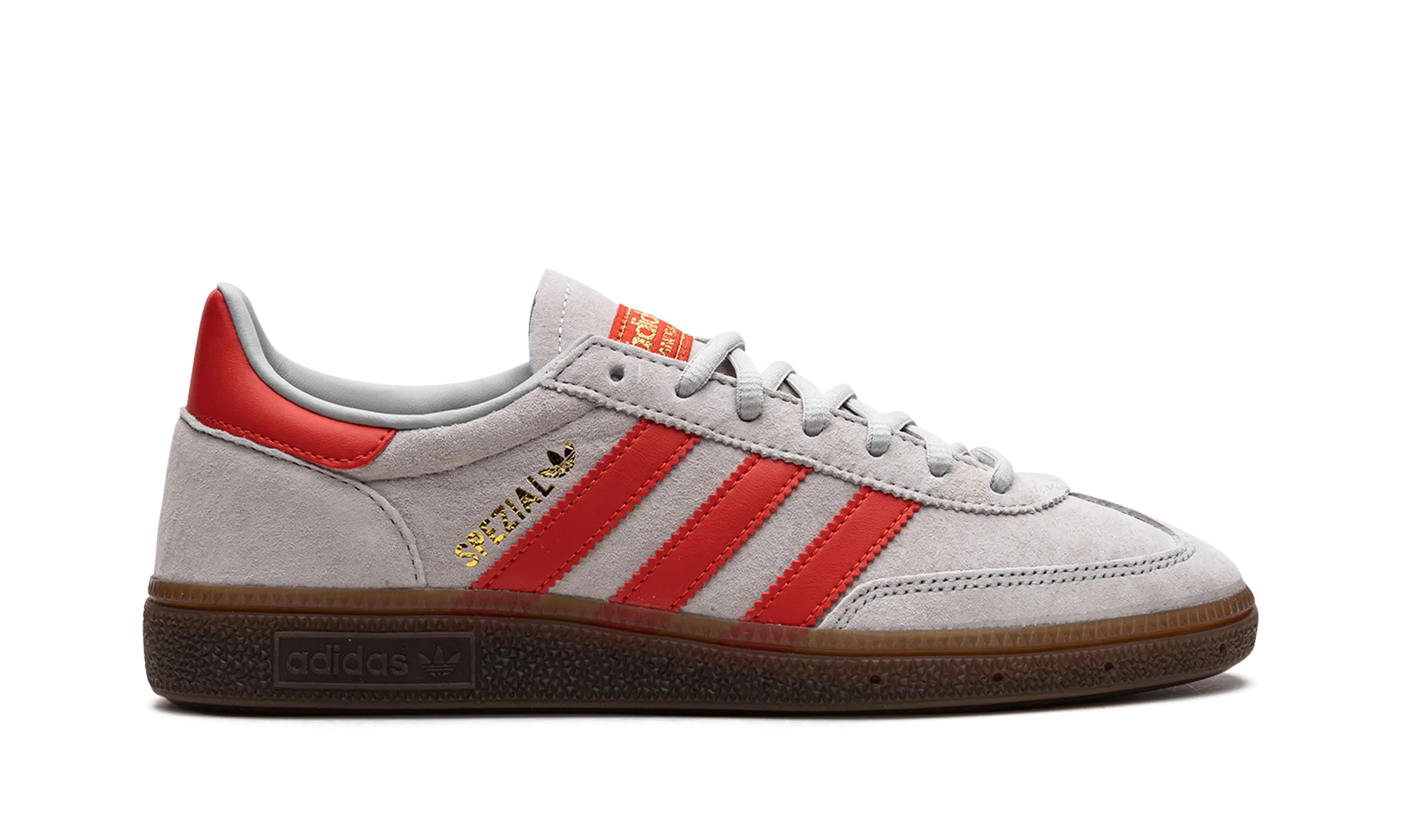 Handball Spezial "Grey / Hi-Res Red" adidas low-top mens trainers
