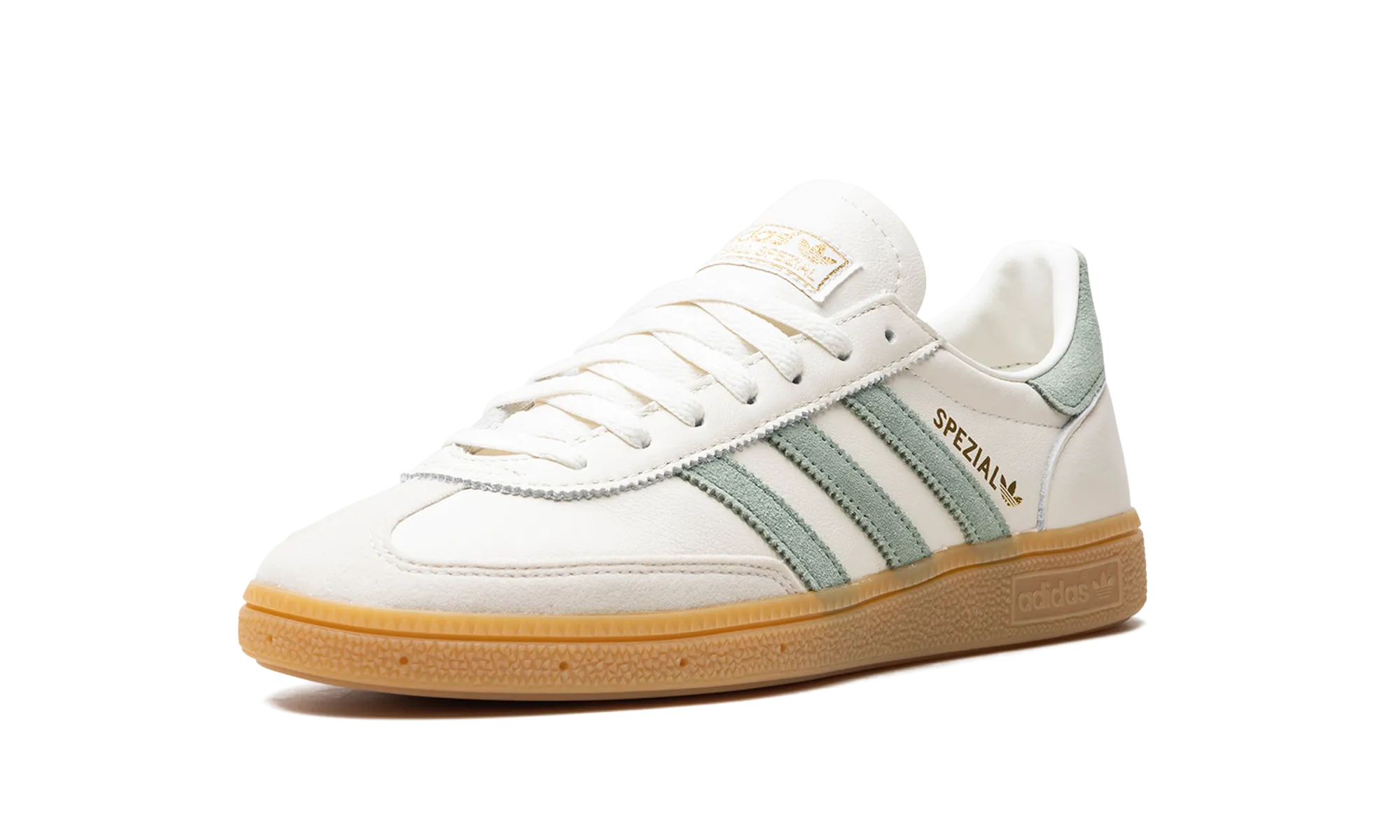 Handball Spezial "Off White Silver Green" adidas casual mens footwear