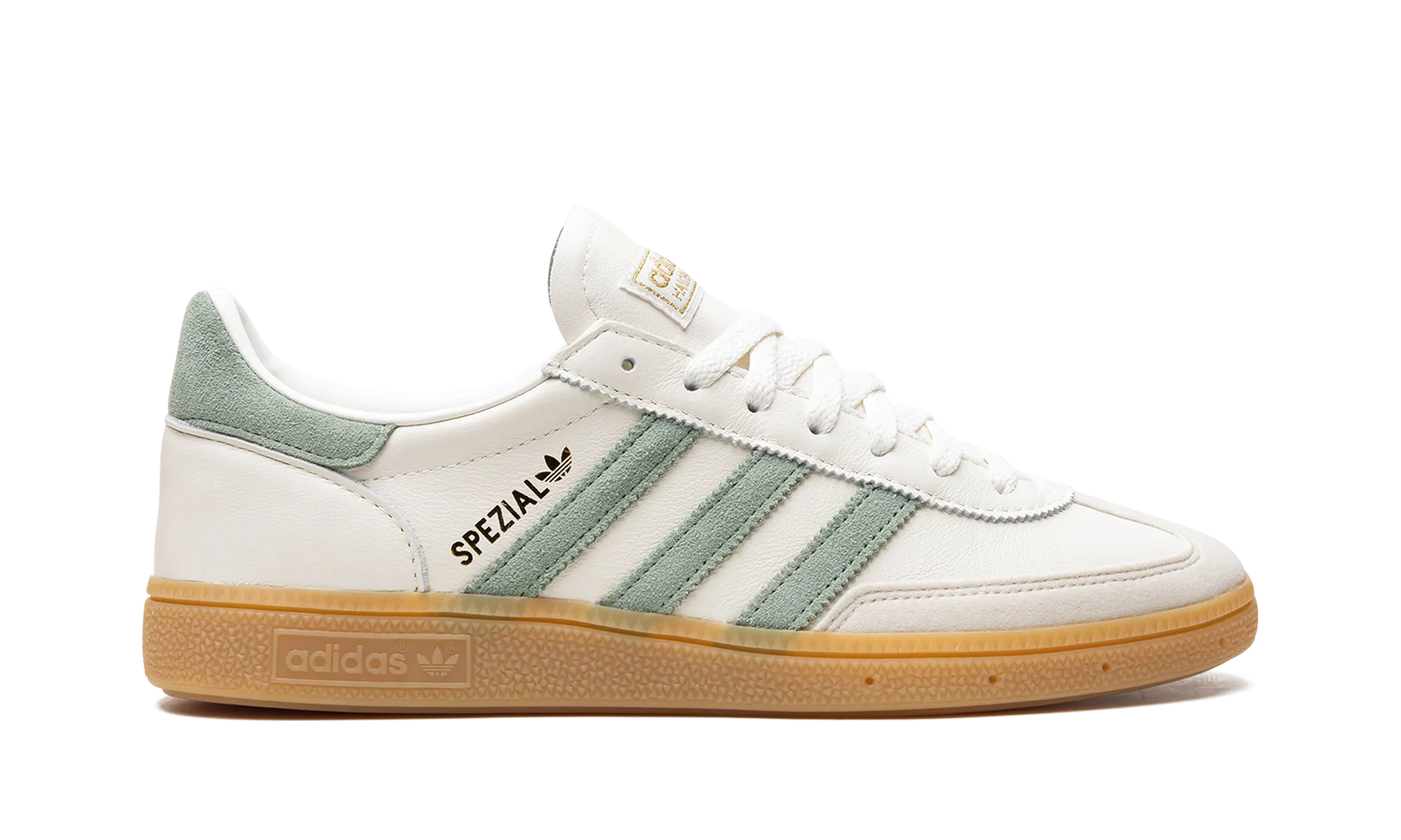 Handball Spezial "Off White Silver Green" adidas casual mens footwear