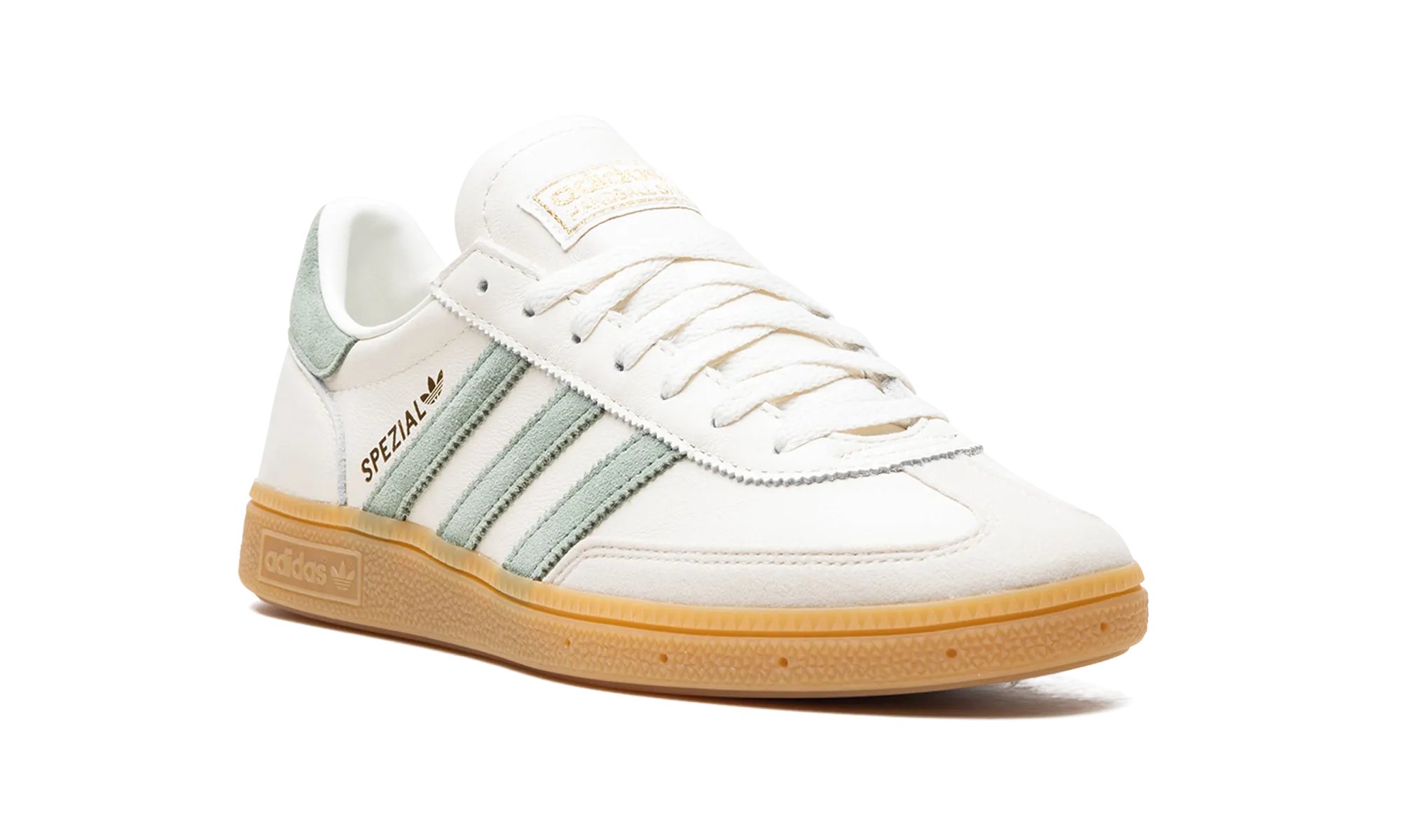 Handball Spezial "Off White Silver Green" adidas casual mens footwear