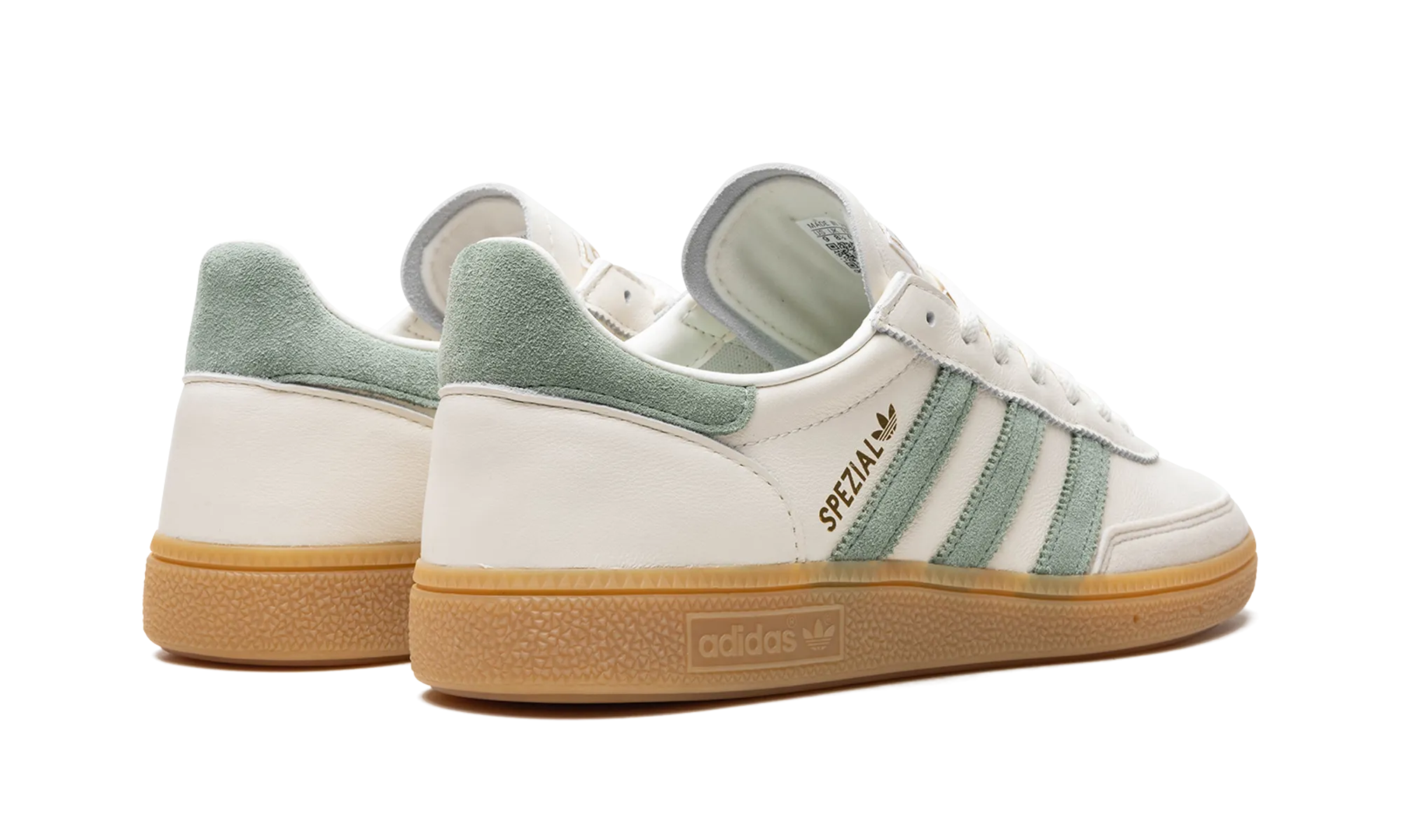 Handball Spezial "Off White Silver Green" adidas casual mens footwear