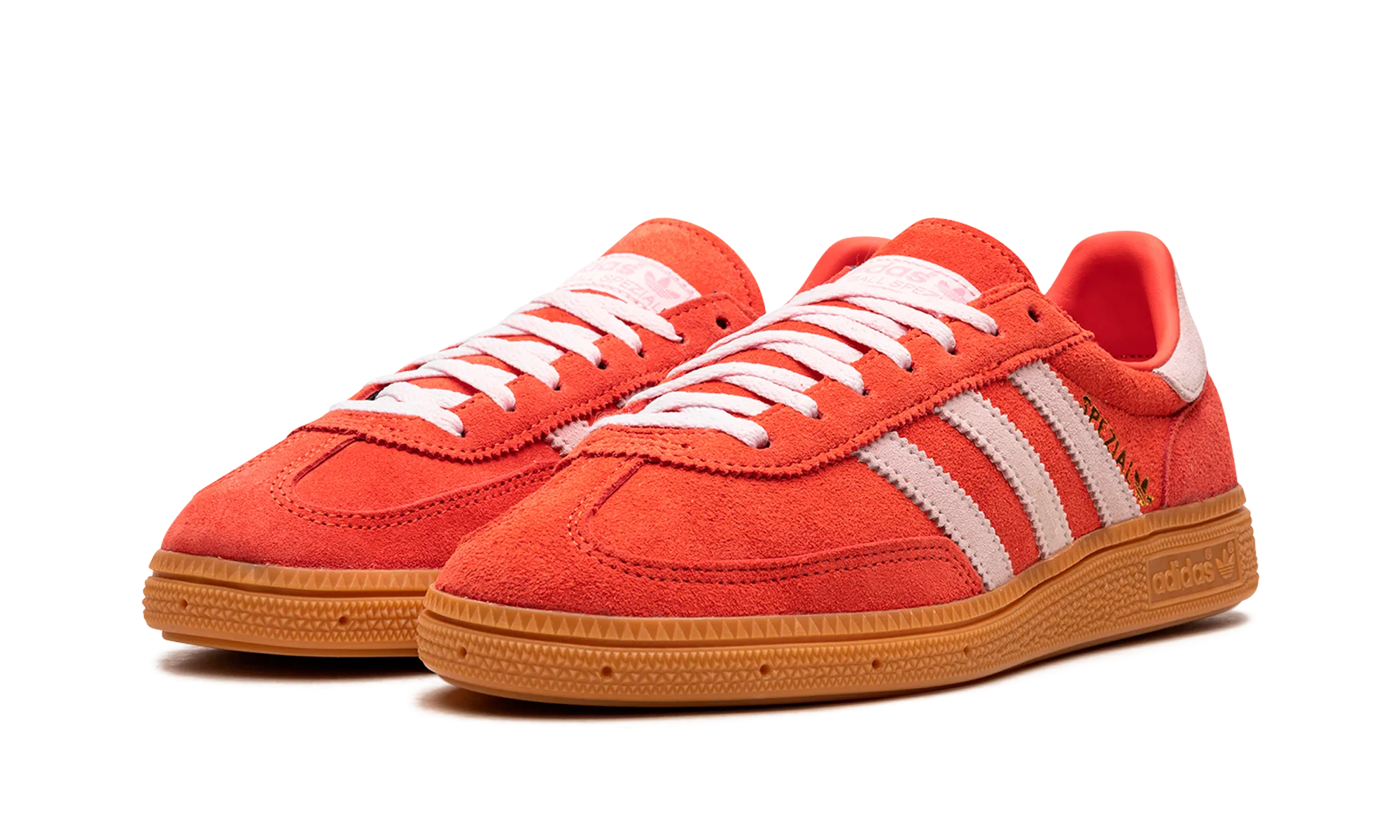 Handball Spezial WMNS "Bright Red Clear Pink" adidas stylish womens sneakers