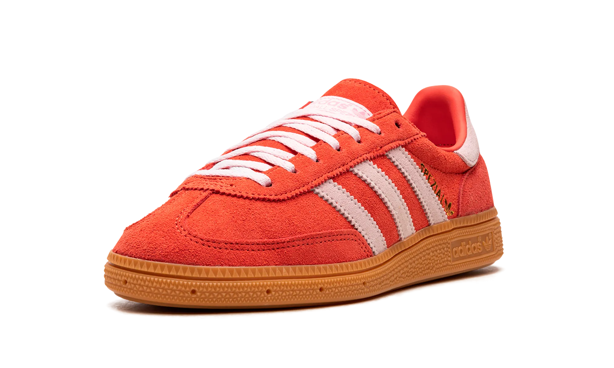 Handball Spezial WMNS "Bright Red Clear Pink" adidas stylish womens sneakers