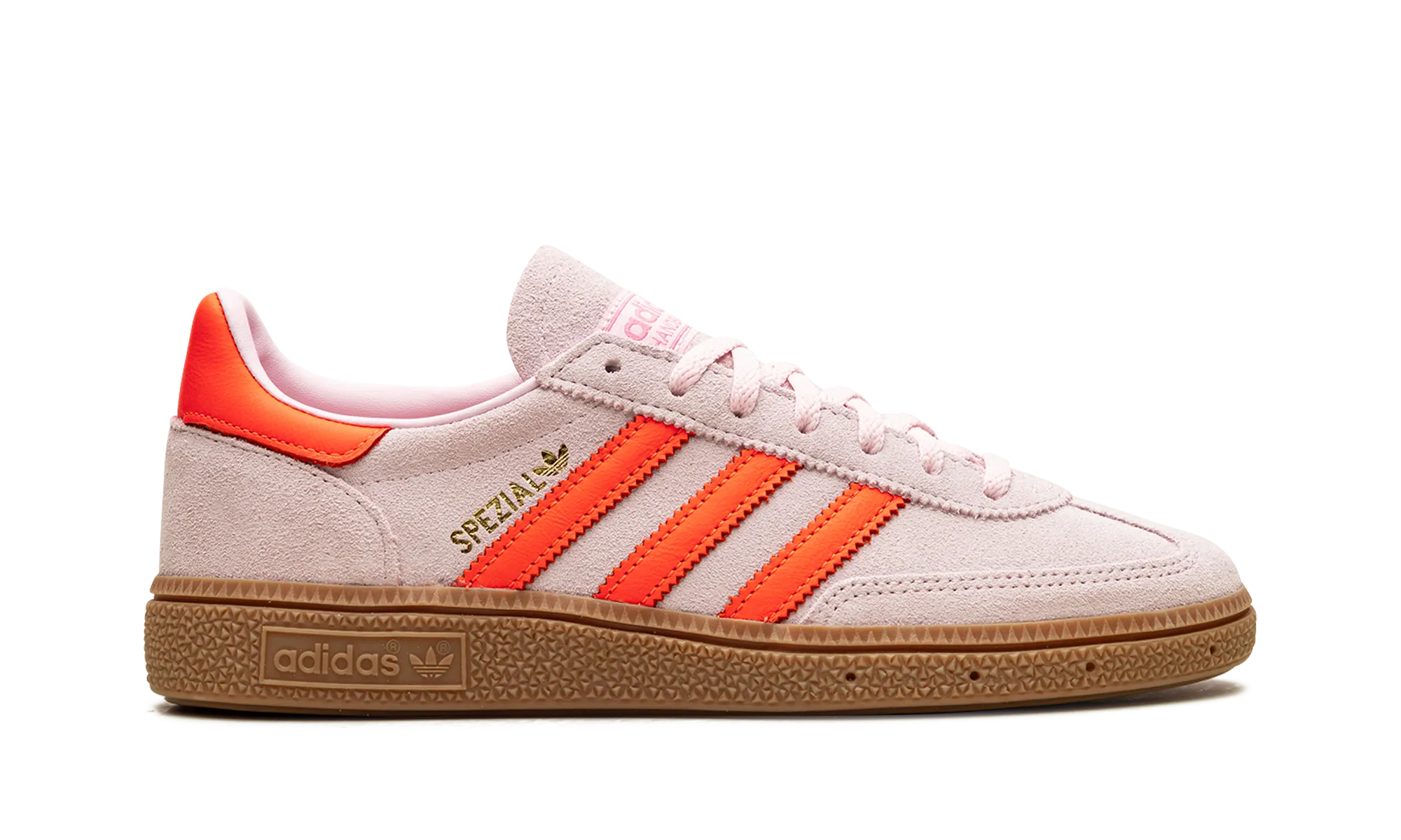 Handball Spezial WMNS "Clear Pink Solar Orange" adidas stylish womens sneakers