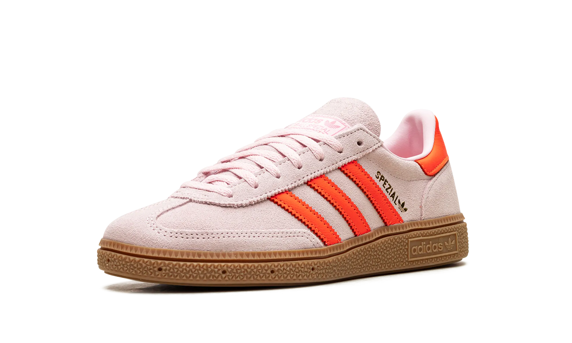 Handball Spezial WMNS "Clear Pink Solar Orange" adidas stylish womens sneakers