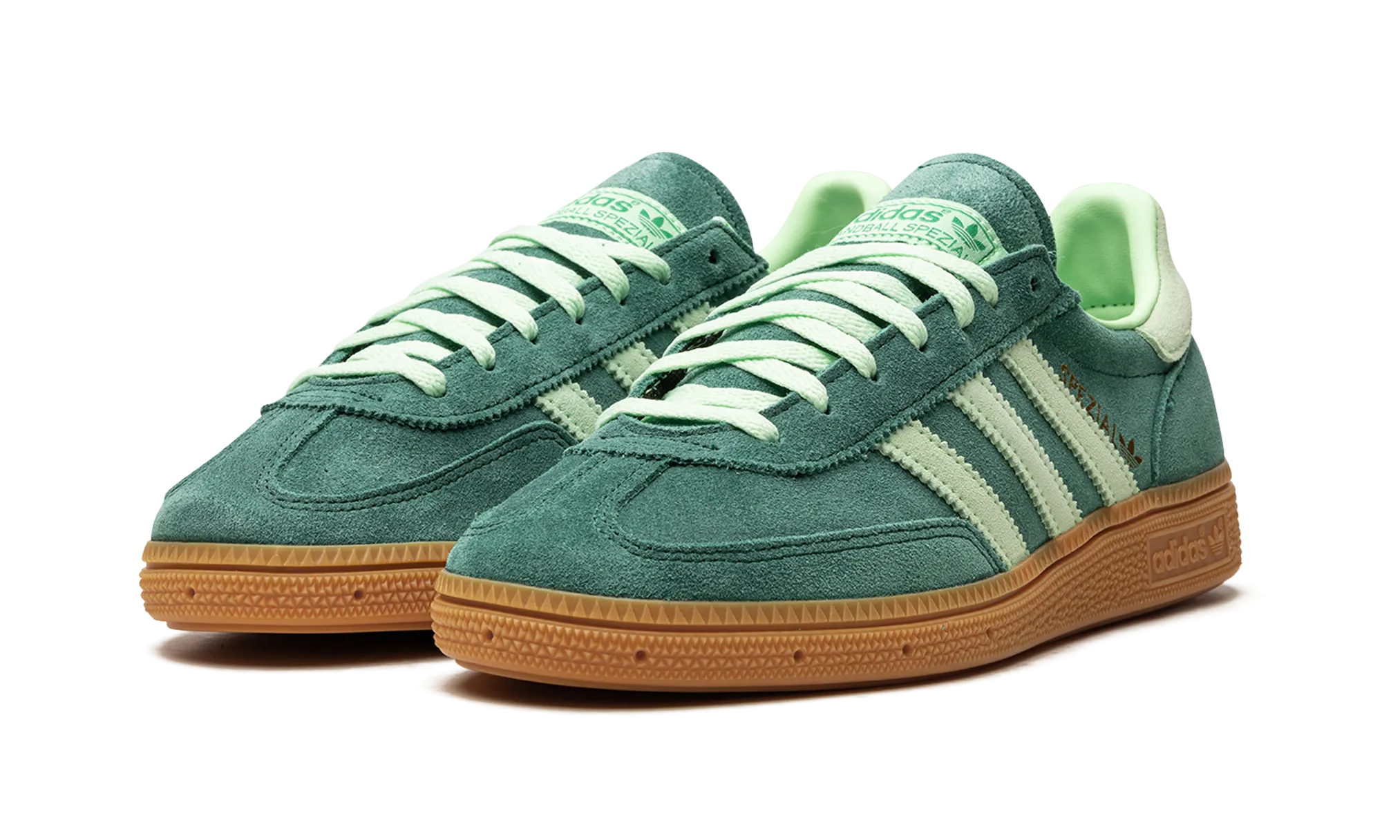 Handball Spezial WMNS "Collegiate Green / Semi Green Spark" adidas stylish womens sneakers