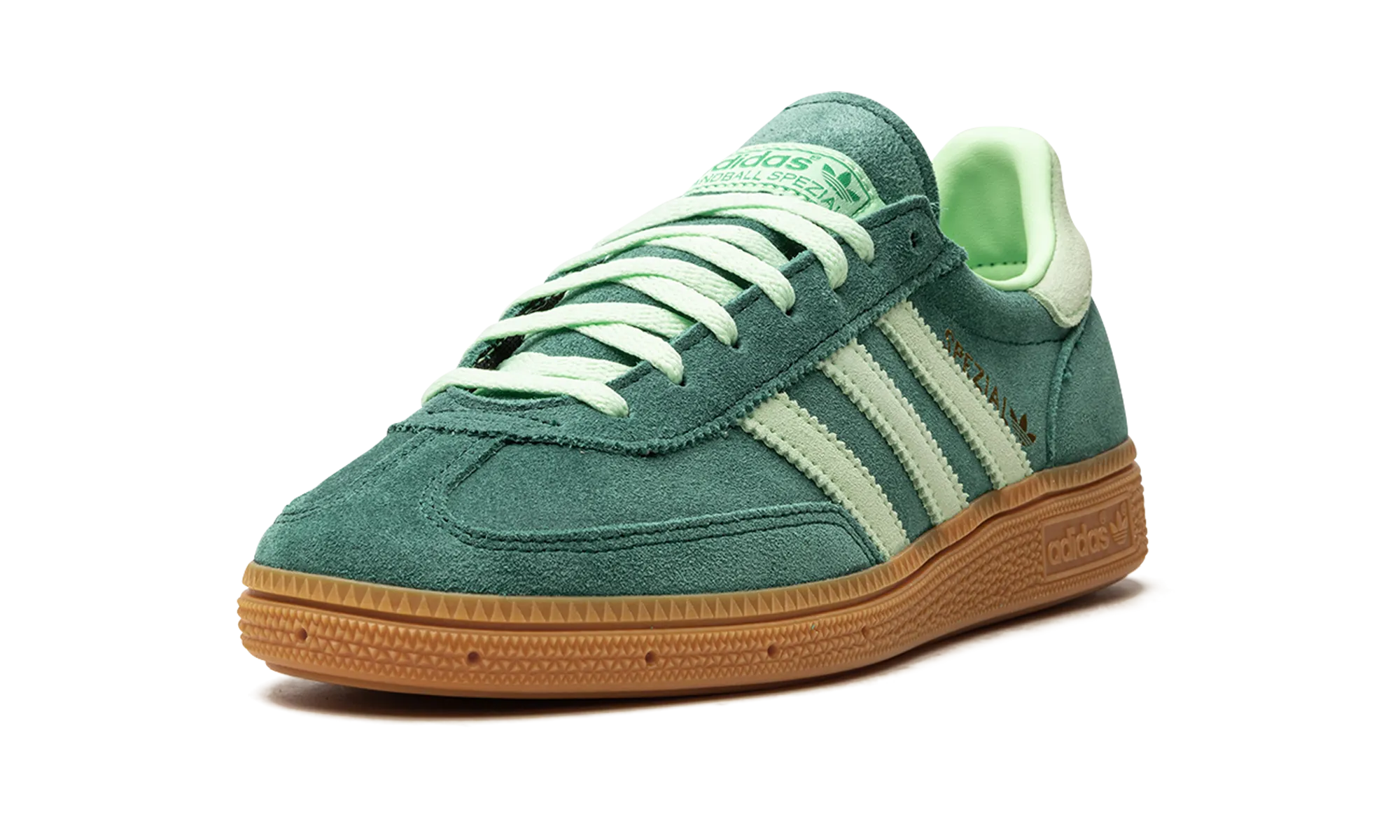 Handball Spezial WMNS "Collegiate Green / Semi Green Spark" adidas stylish womens sneakers