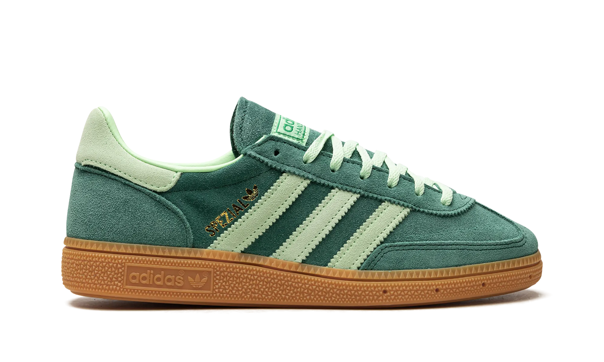 Handball Spezial WMNS "Collegiate Green / Semi Green Spark" adidas stylish womens sneakers