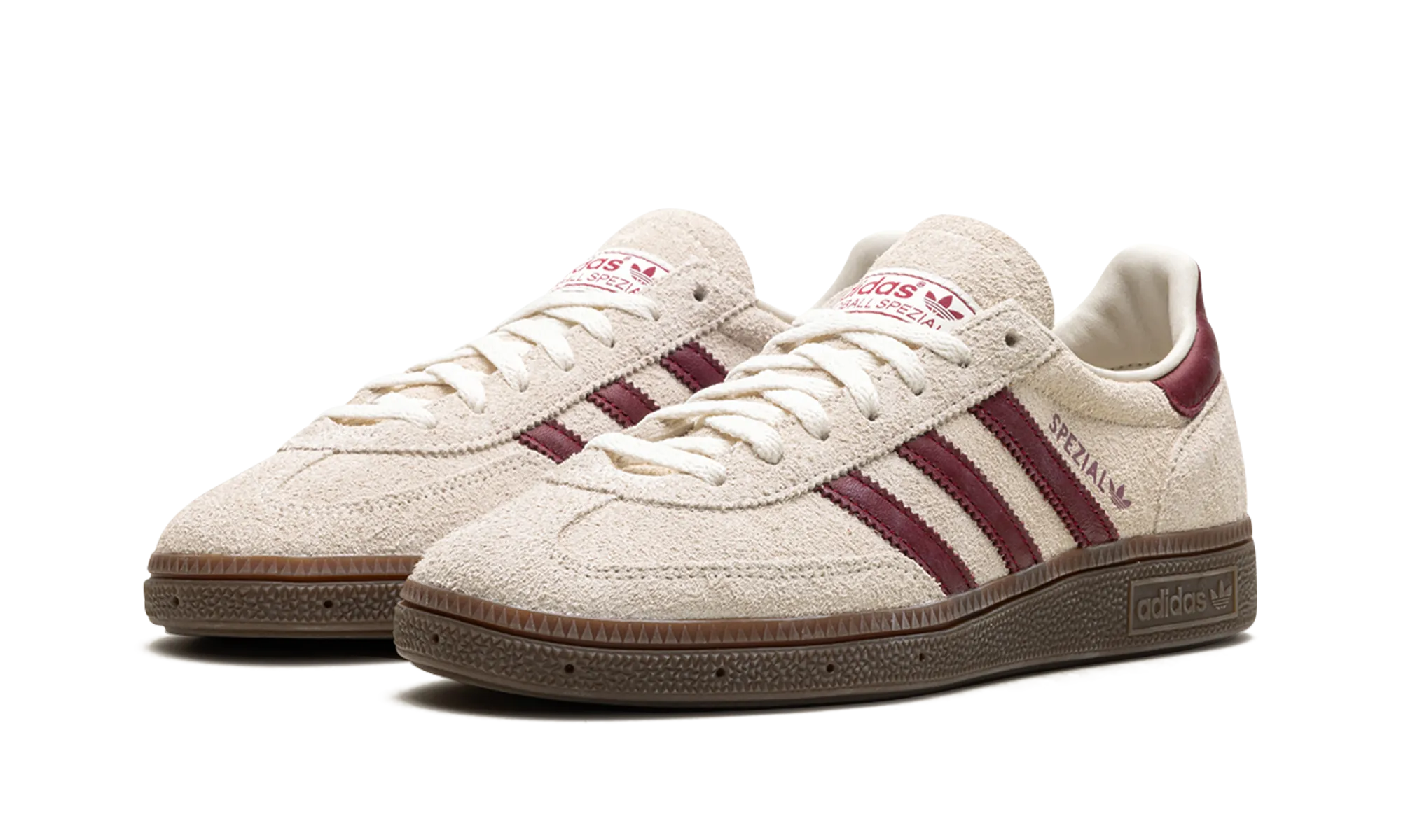 Handball Spezial WMNS "Off White Collegiate Burgundy" adidas stylish womens sneakers