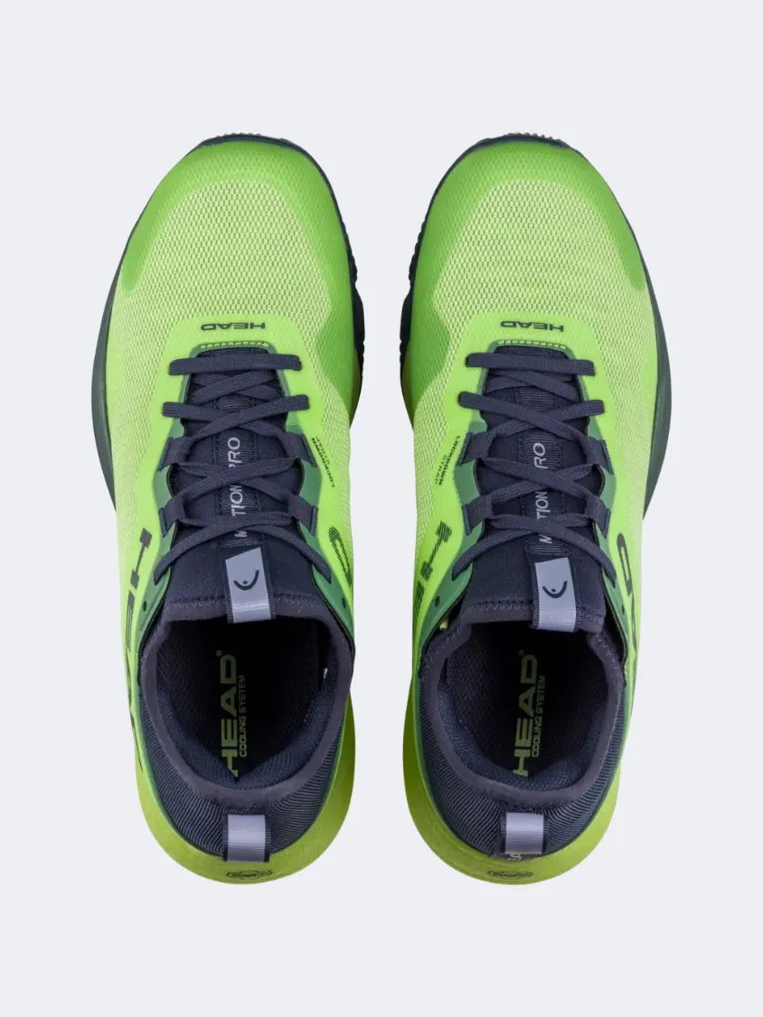 Head Motion Pro Men Padel Shoes Lime/Navy Mens Urban Style Comfort Shoes
