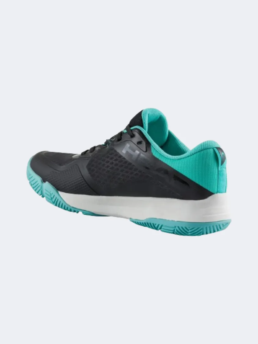Head Motion Team Men Padel Shoes Black/Teal Mens Casual Everyday Sneakers