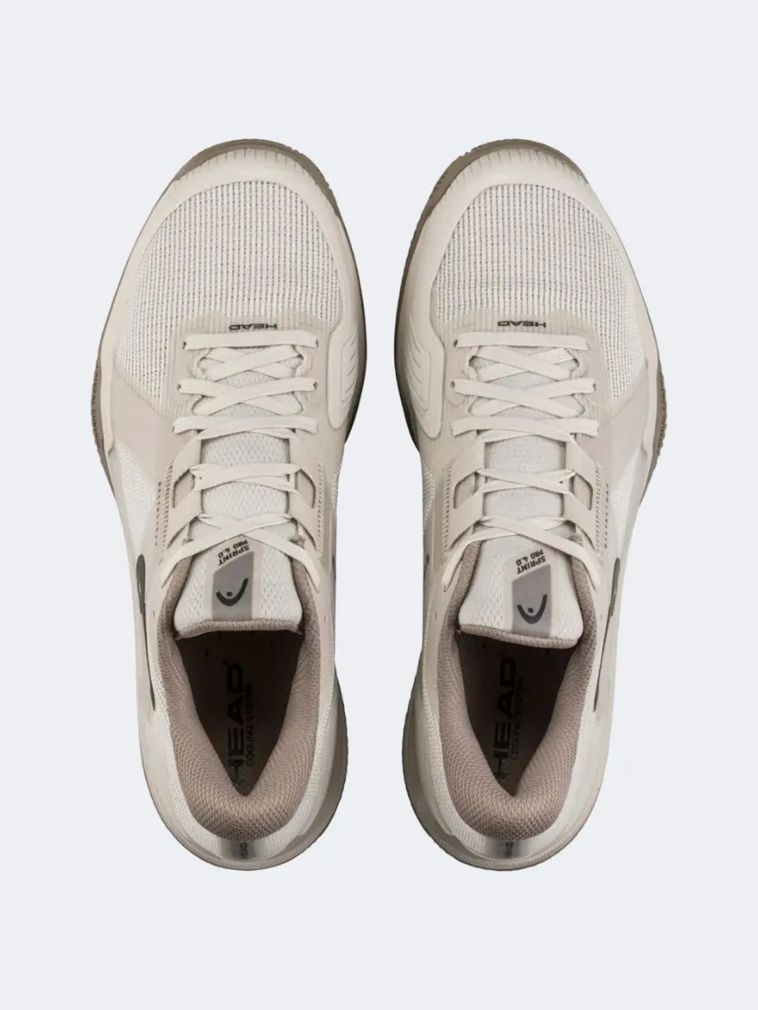 Head Sprint Pro 4 Clay Men Tennis Shoes Willow Grey/Mocha Mens Urban Style Comfort Shoes