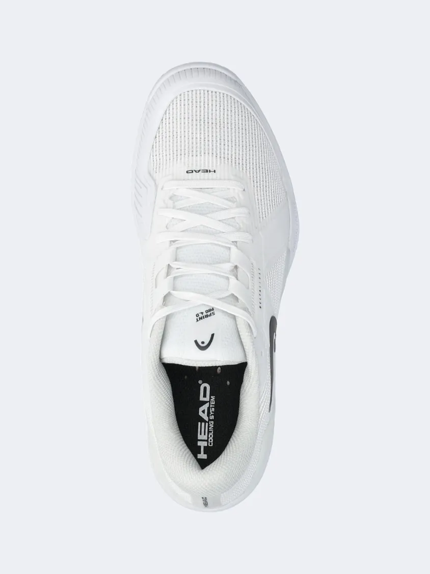 Head Sprint Pro 4 Men Tennis Shoes White/Black Mens Urban Style Comfort Shoes