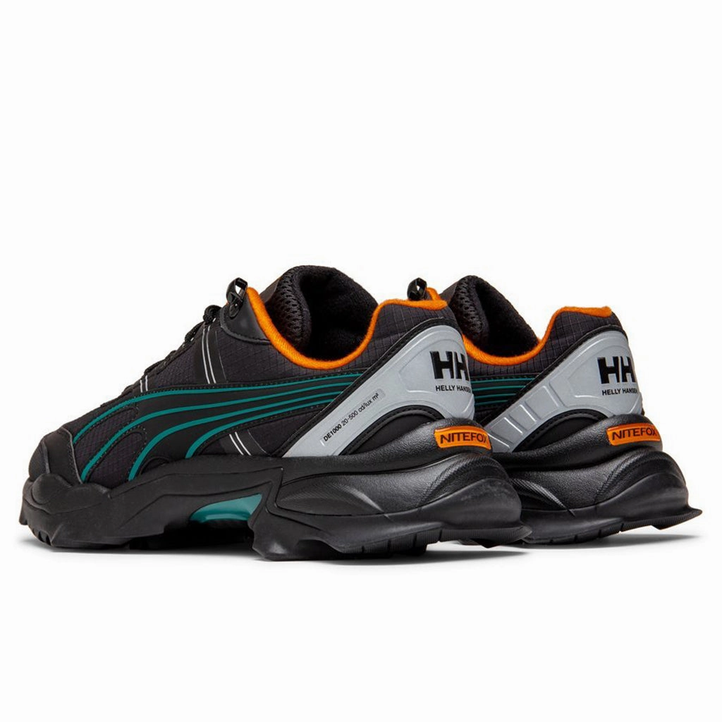 Helly Hansen Nitefox - Black Puma Stripe Logo Trainers