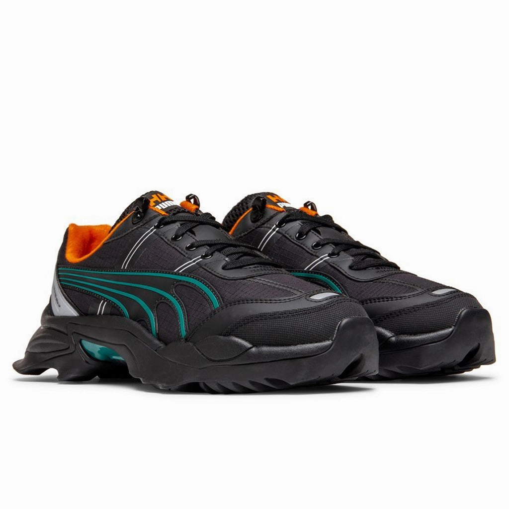 Helly Hansen Nitefox - Black Puma Stripe Logo Trainers