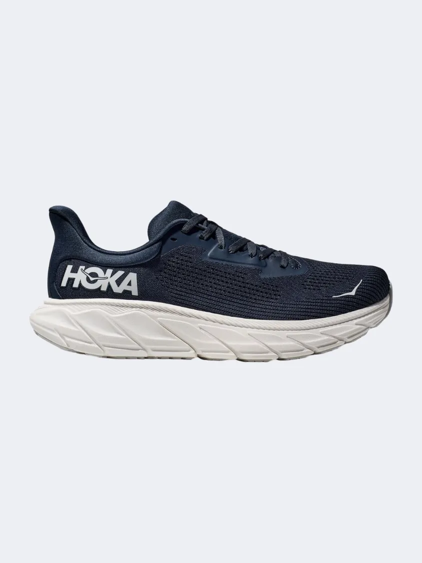 Hoka Arahi 7 Men Running Shoes Outer Space/White Essential mens casual shoes for comfort