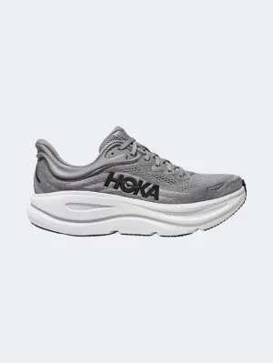 Hoka Bondi 9 Men Running Shoes Galactic Grey/Stellar Essential mens casual shoes for comfort