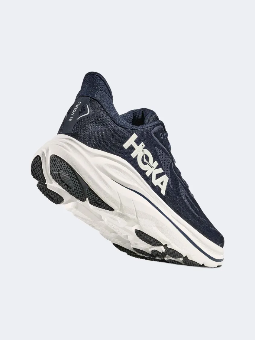 Hoka Clifton 10 Men Running Shoes Navy/White Mens Urban Style Comfort Shoes
