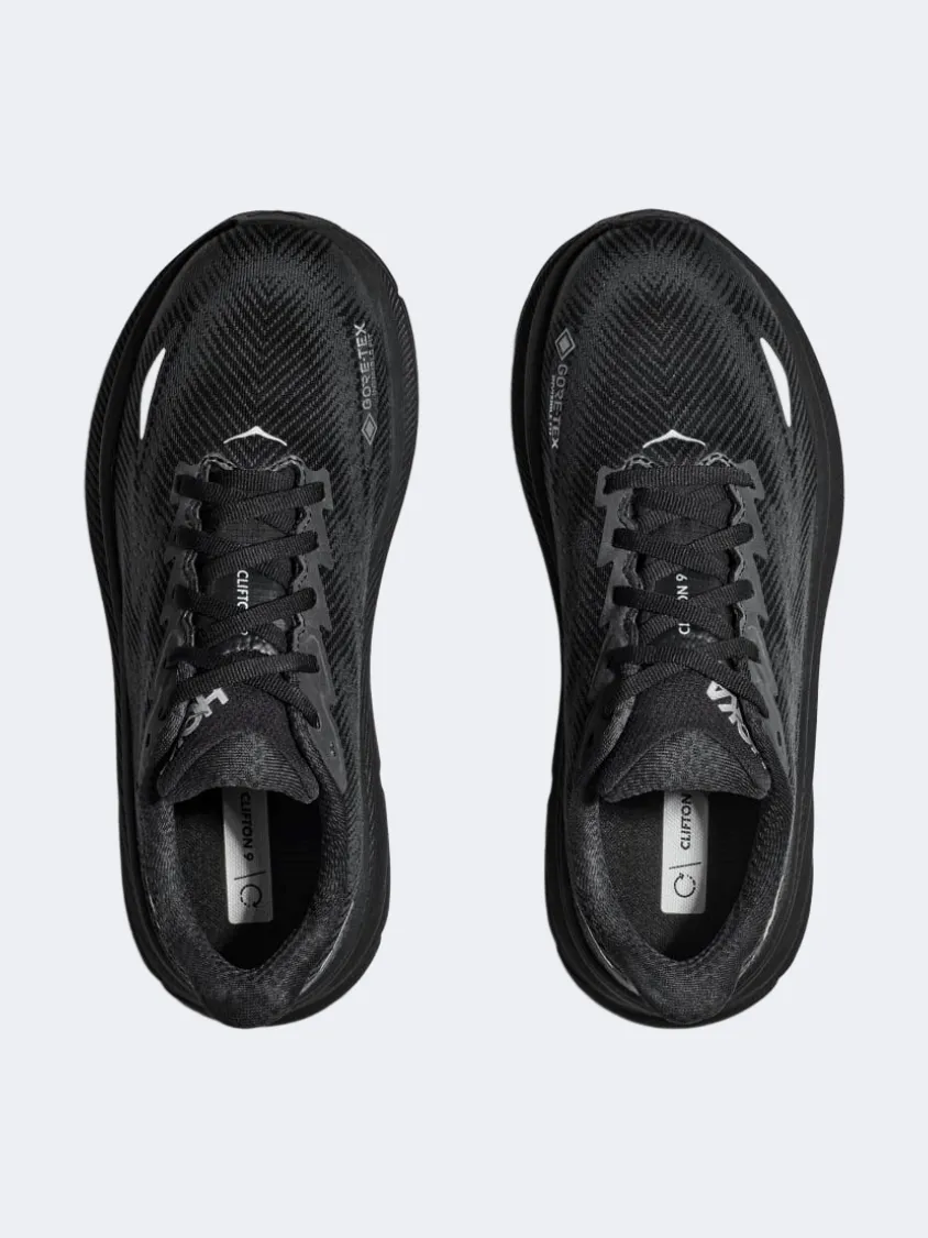 Hoka Clifton 9 Gtx Men Running Shoes Black Mens Urban Style Comfort Shoes