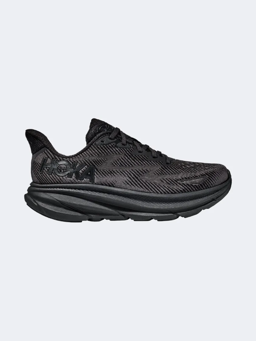 Hoka Clifton 9 Men Running Sneakers Black Essential mens casual shoes for comfort
